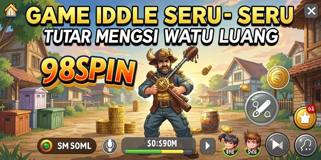 Tampilan gameplay 98SPIN yang menarik dan santai.
