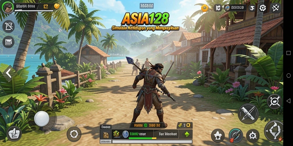 Tangkapan layar ASIA128 menampilkan serunya gameplay simulasi kehidupan.