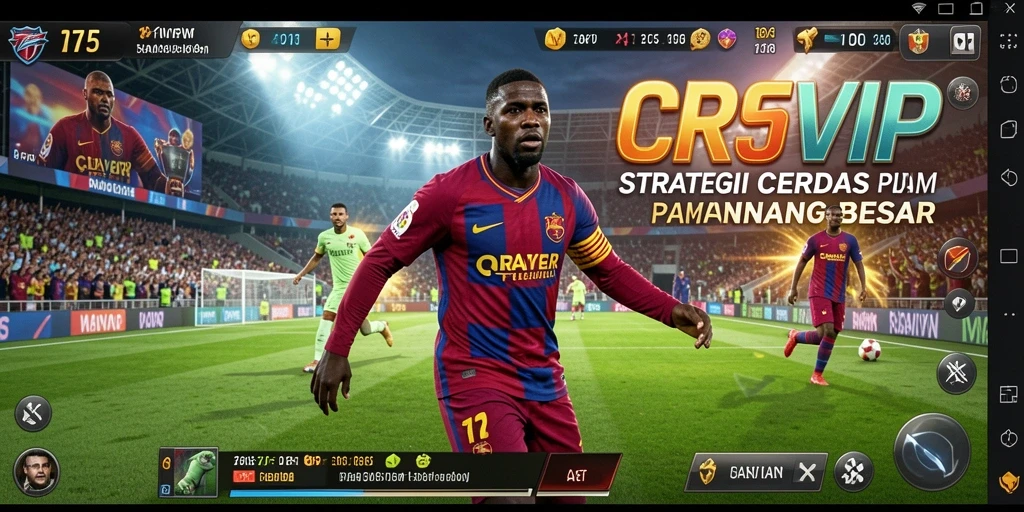 Gameplay menegangkan dan strategi cerdas dalam CR7VIP.