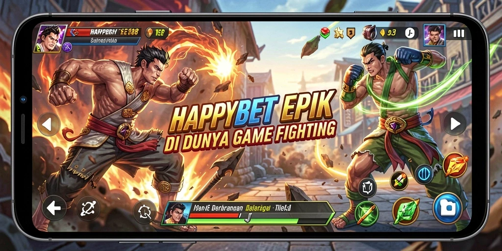 Gameplay seru di HAPPYBET188 menampilkan aksi pertarungan yang mendebarkan.