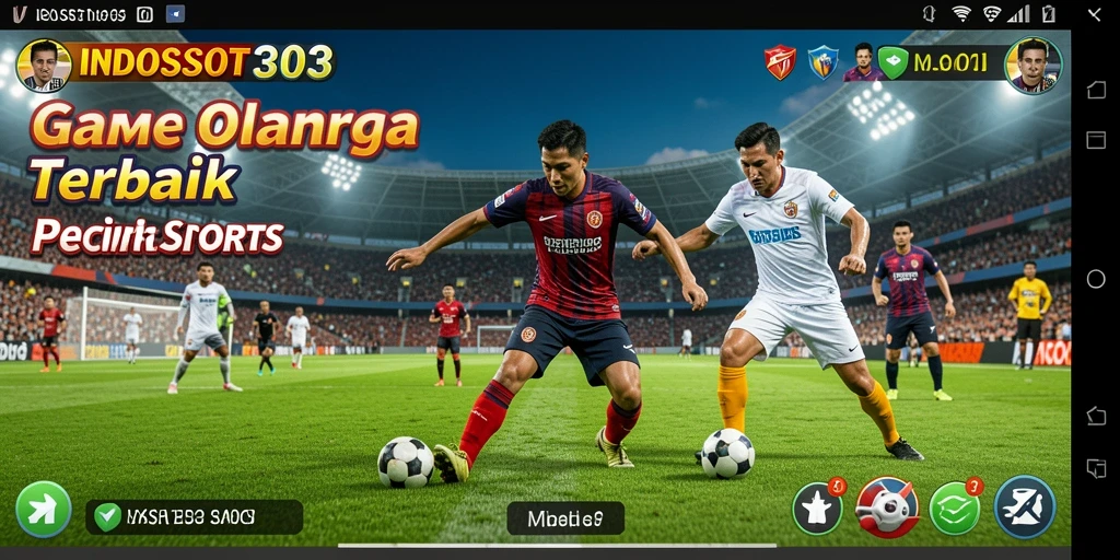 Tampilan gameplay INDOSLOT303 dengan berbagai pilihan olahraga.