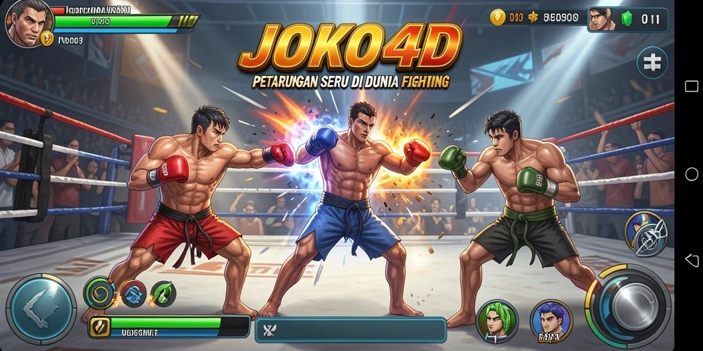 Tampilan gameplay seru dengan aksi pertarungan yang mendebarkan di JOKO4D.