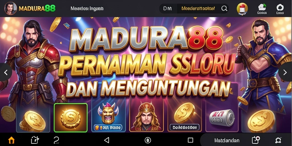 Screenshot MADURA88 menampilkan gameplay Slot yang menarik dan interaktif.