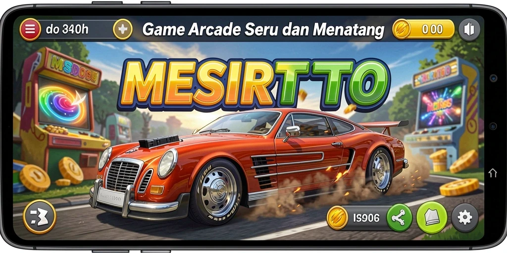 Tampilan gameplay seru dan menantang di MESIRTOTO.