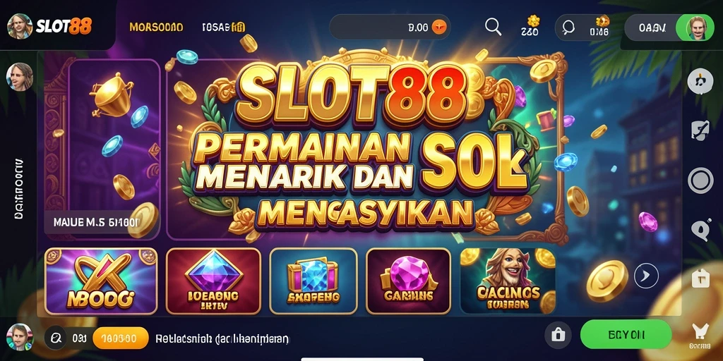 Screenshot dari gameplay menarik SLOT88 yang penuh warna.