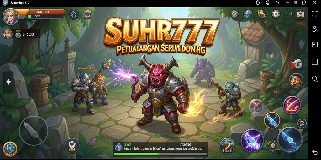 Screenshot menunjukkan pengalaman gameplay RPG yang menarik.