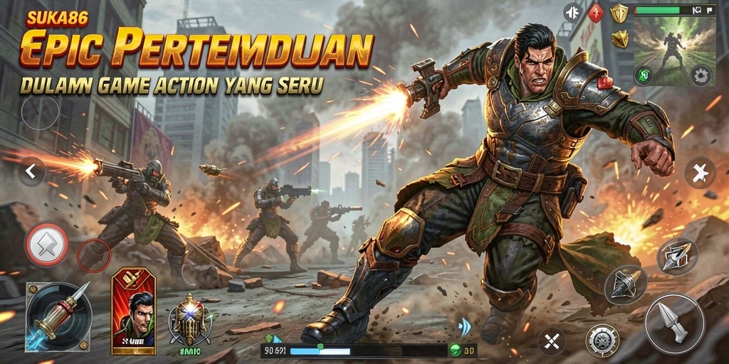 Tampilan gameplay mendebarkan dari SUKA86 dengan aksi yang intens.