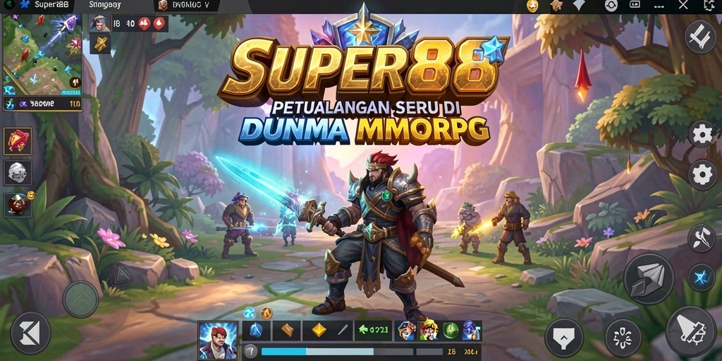 Tampilan menarik dari gameplay <strong>SUPER88</strong> yang menampilkan pertarungan epik.