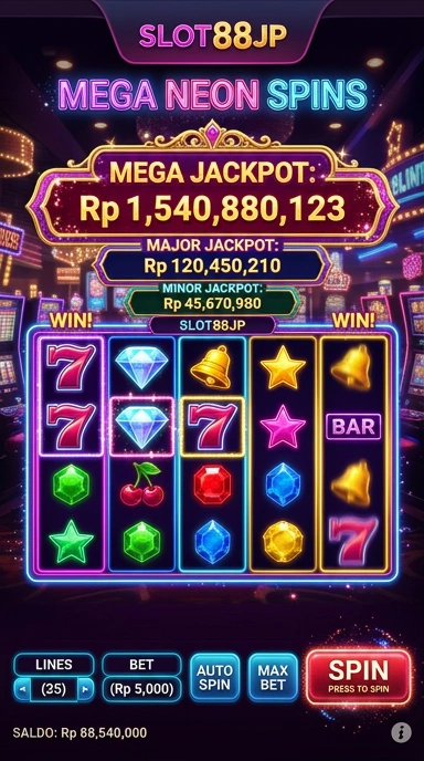 Menu kategori aplikasi yang mudah dijelajahi di slot88jp.